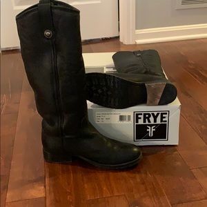 Frye Melissa Button Shearling
